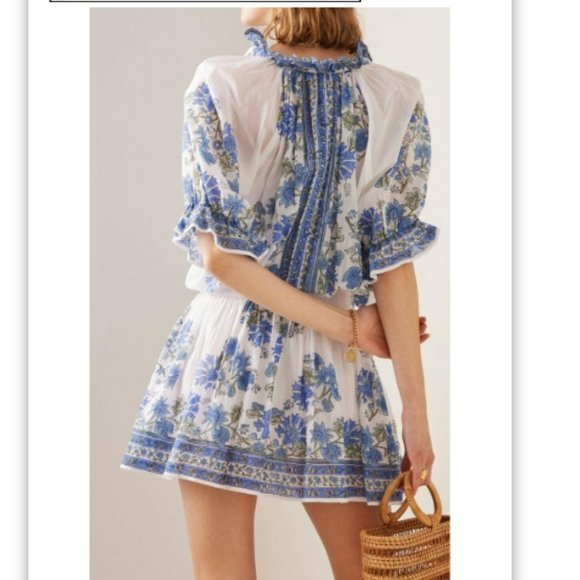 Juliet Dunn Blouson Mini Dress 1 - Picture 2 of 16